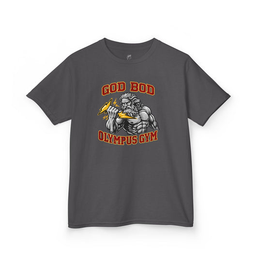 Zeus God Bod Olympus Gym Greek Mythology Youth T-Shirt