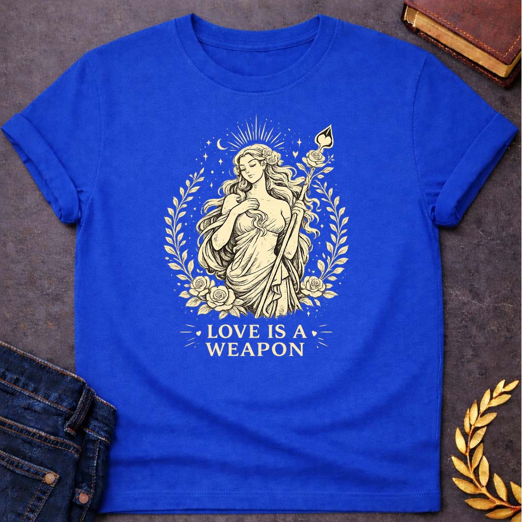 Aphrodite Love is a Weapon Greek Mythology Youth T-Shirt