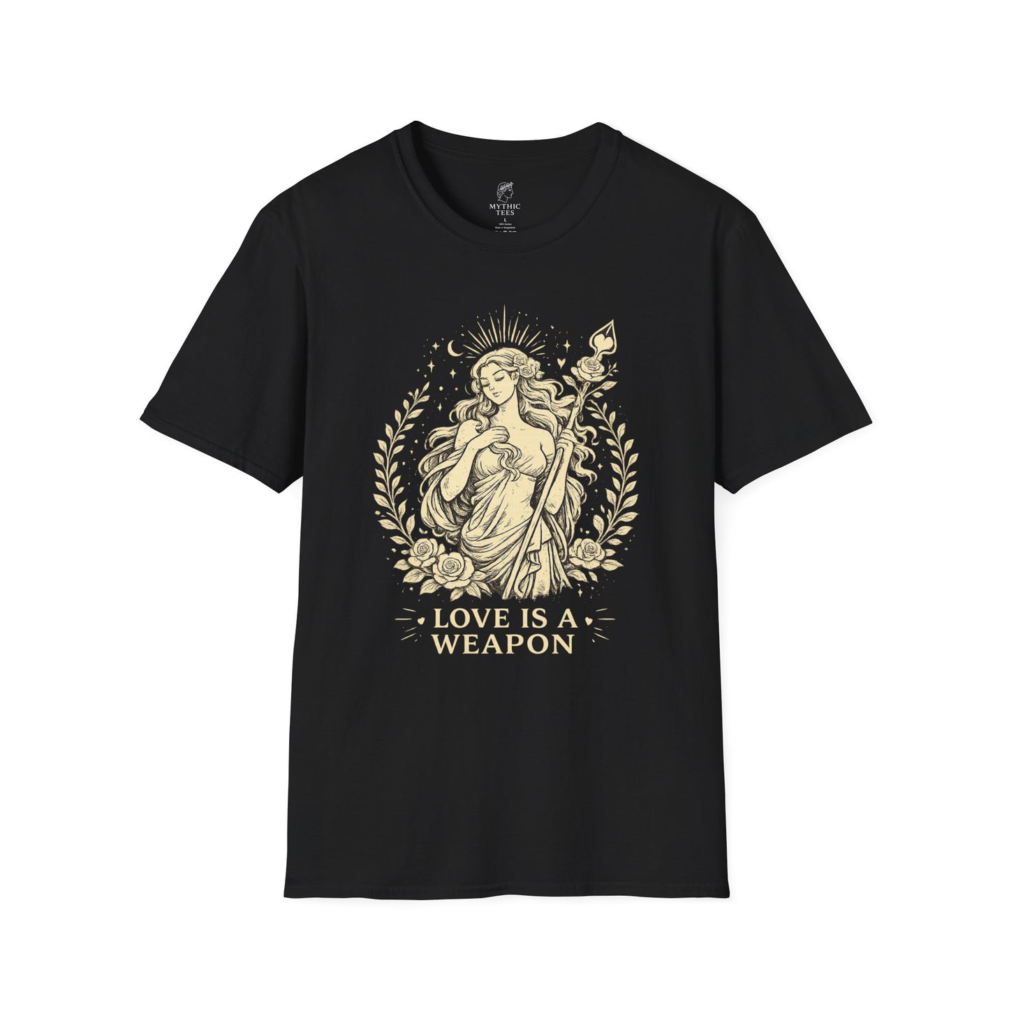 Aphrodite Love is a Weapon Greek Mythology Adult T-Shirt
