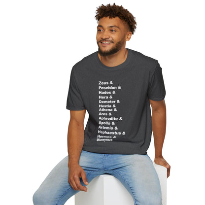 Greek Mythology God Names Adult T-Shirt