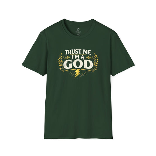 Zeus Trust Me I'm a God Greek Mythology Adult T-Shirt
