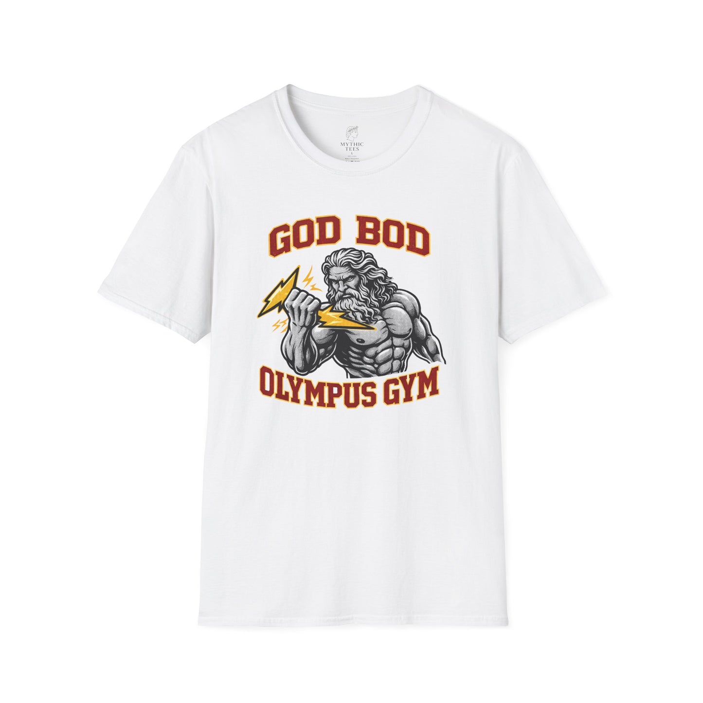 Zeus God Bod Olympus Gym Greek Mythology Adult T-Shirt