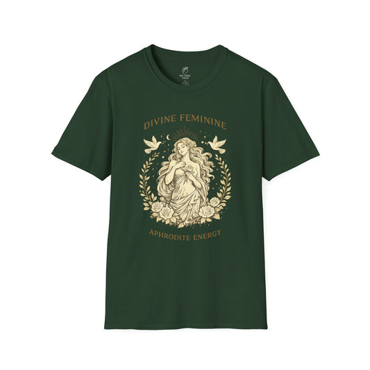 Aphrodite Divine Feminine Aphrodite Energy Greek Mythology Adult T-Shirt