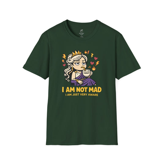 Hera I am Not Mad I am Just Very Aware Greek Mythology Adult T-Shirt