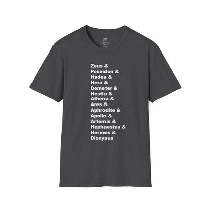 Greek Mythology God Names Adult T-Shirt