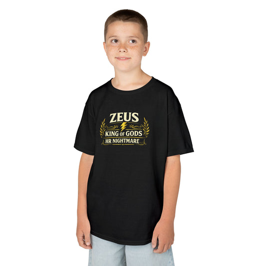 Zeus King of the Gods HR Nightmare Greek Mythology Youth T-Shirt