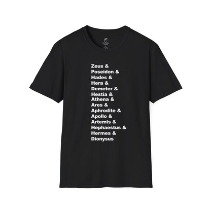 Greek Mythology God Names Adult T-Shirt