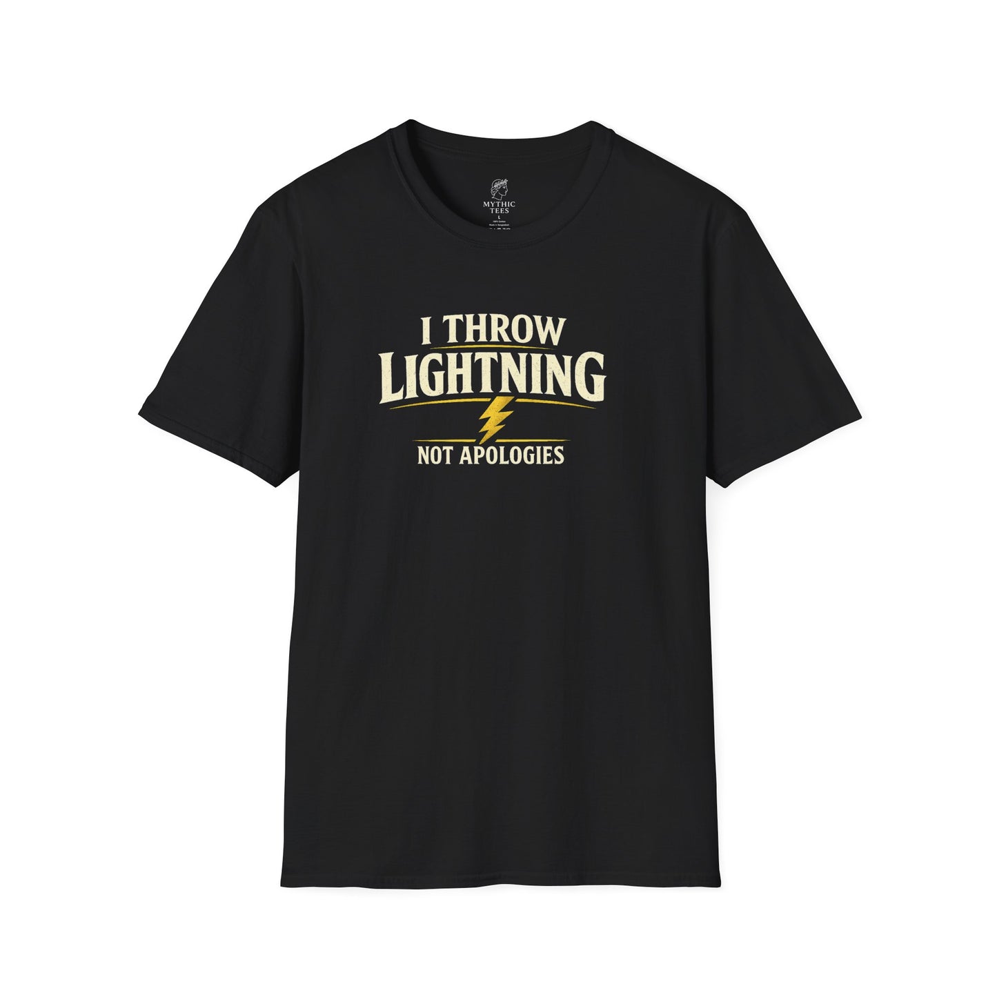Zeus I Throw Lightning Greek Mythology Adult T-Shirt