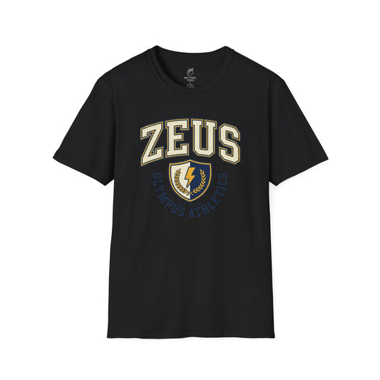 Zeus Olympus Athletics Greek Mythology Adult T-Shirt
