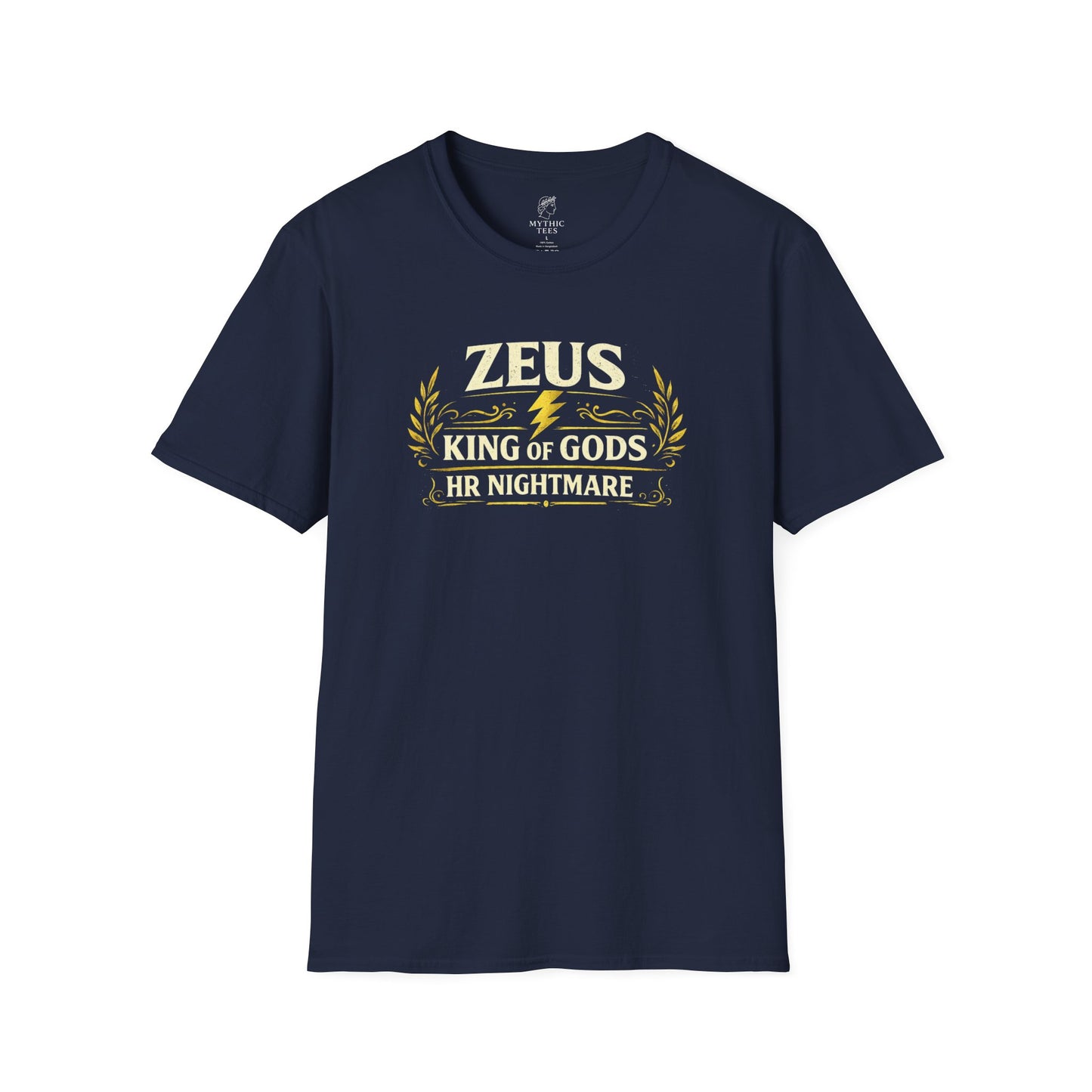 Zeus King of the Gods HR Nightmare Greek Mythology Adult T-Shirt