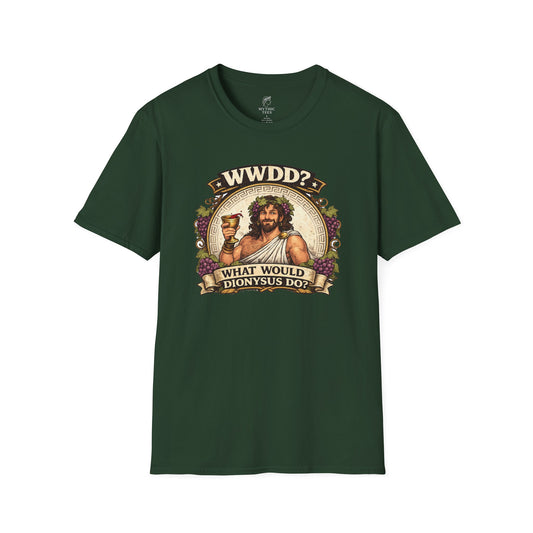 Dionysus What Would Dionysus Do? Greek Mythology Adult T-Shirt