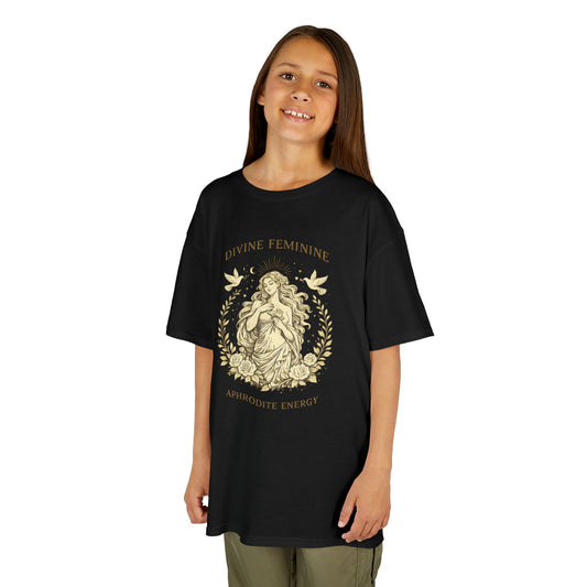 Aphrodite Divine Feminine Aphrodite Energy Greek Mythology Youth T-Shirt