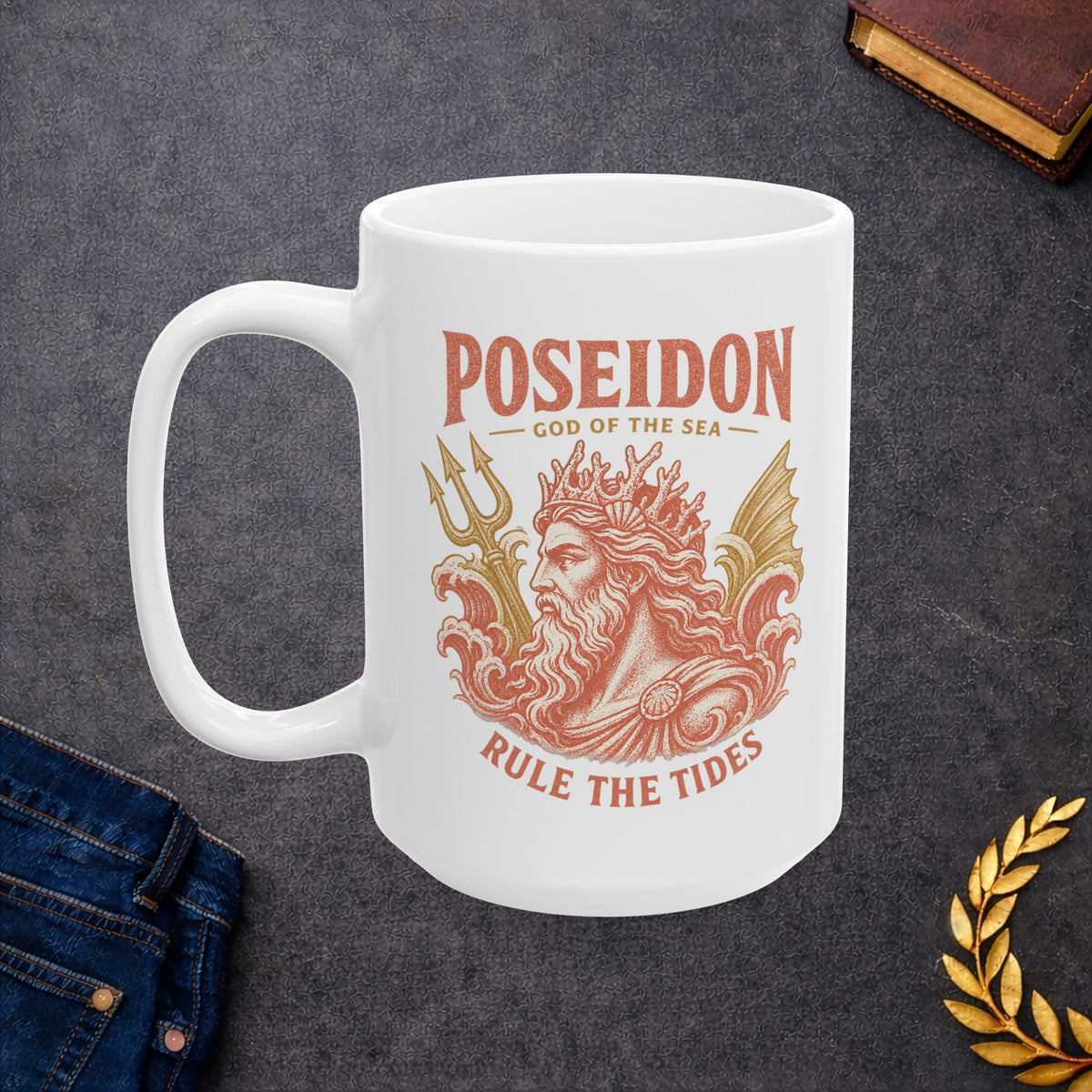 Poseidon God of the Seas Greek Mythology Mug