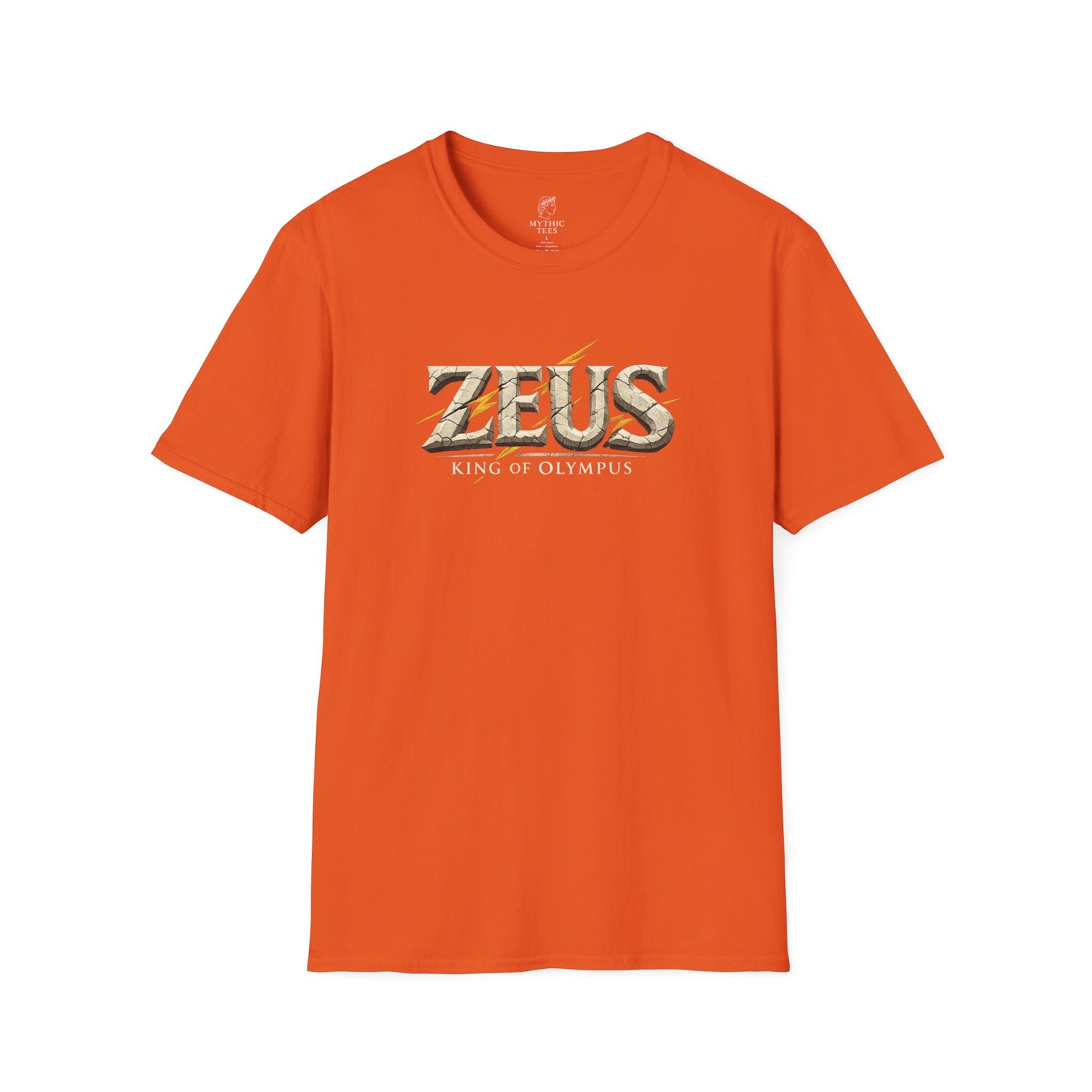 Zeus King of Olympus Greek Mythology Adult T-Shirt