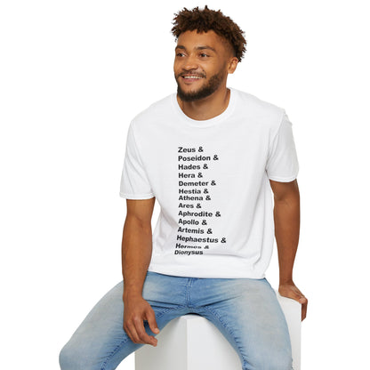 Greek Mythology God Names Adult T-Shirt