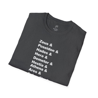 Greek Mythology God Names Adult T-Shirt