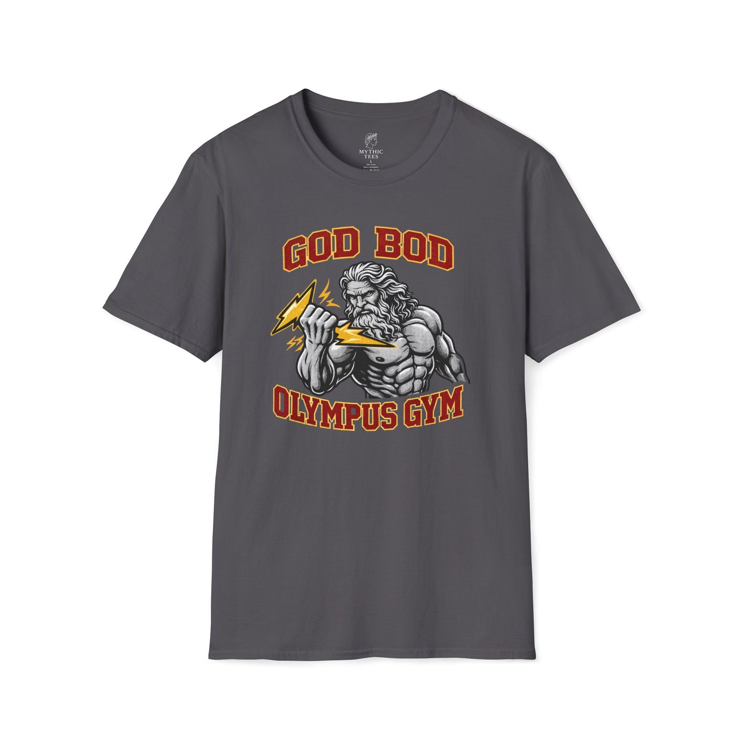 Zeus God Bod Olympus Gym Greek Mythology Adult T-Shirt