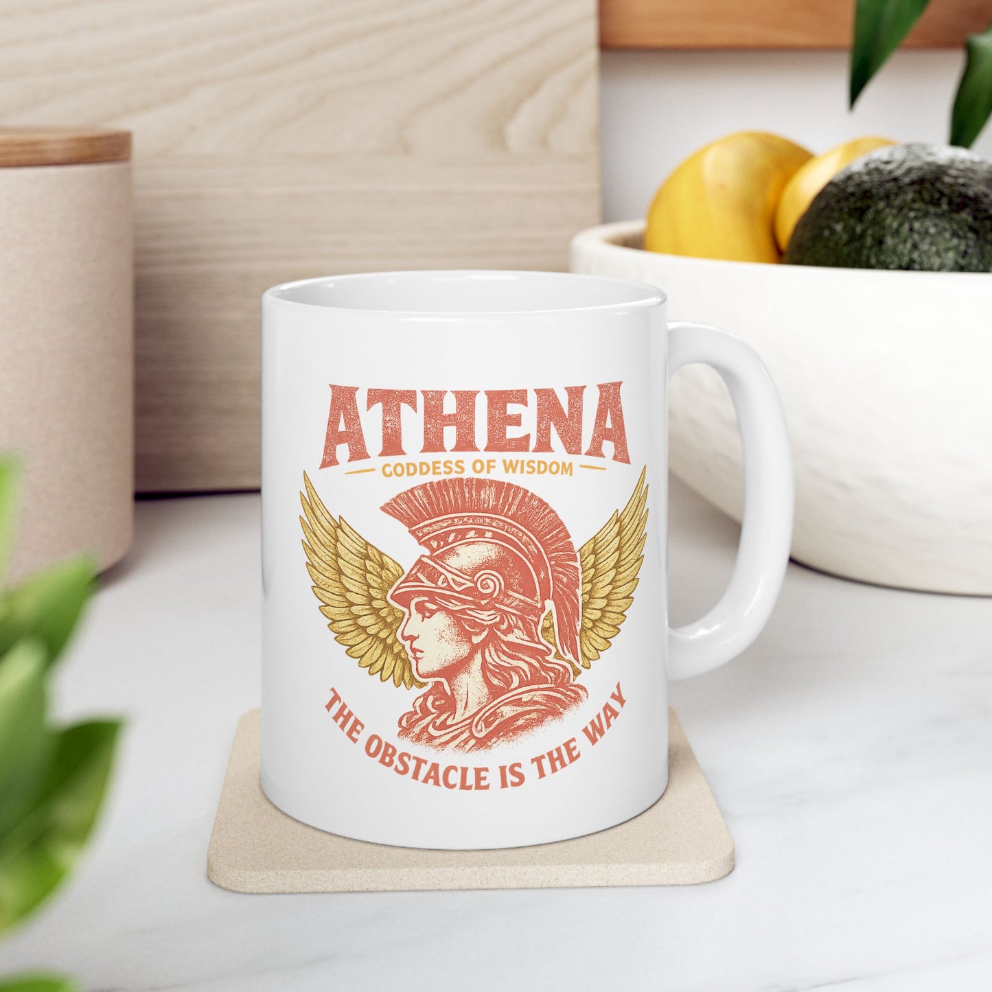 Athena Goddess of Wisdom Ceramic Mug