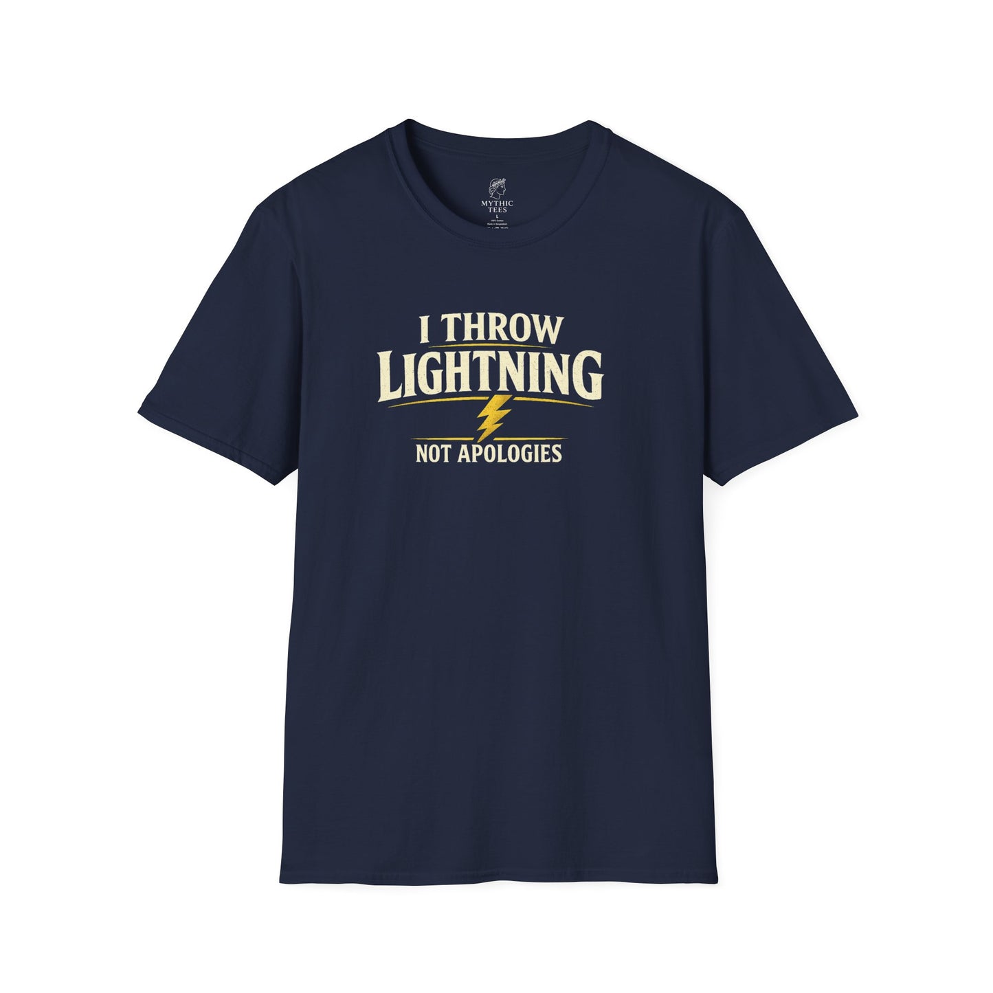 Zeus I Throw Lightning Greek Mythology Adult T-Shirt