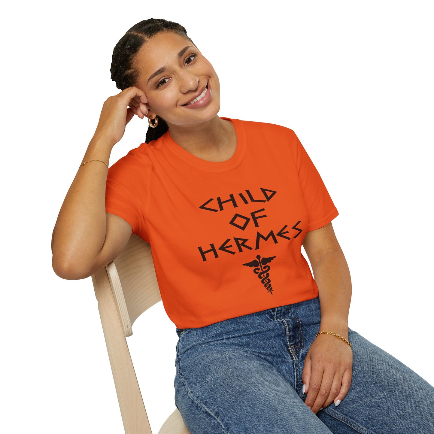 Child of Hermes Greek Mythology Adult T-Shirt