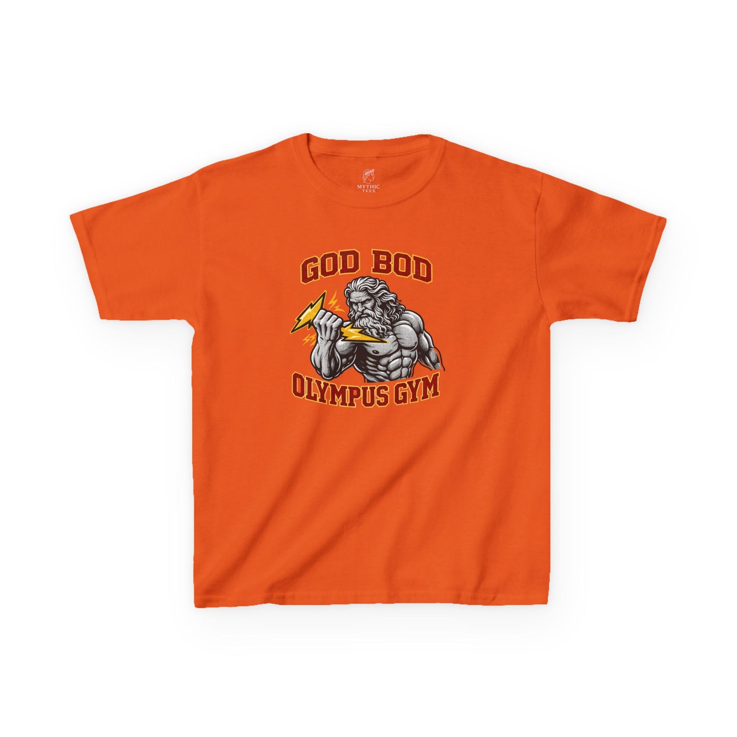 Zeus God Bod Olympus Gym Greek Mythology Youth T-Shirt