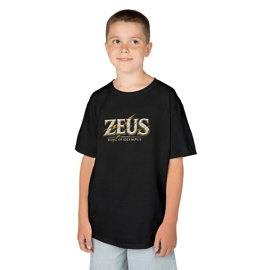 Zeus King of Olympus Greek Mythology Youth T-Shirt
