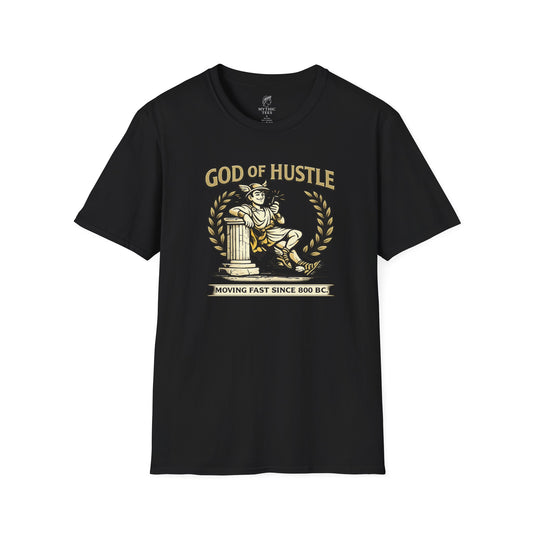 Hermes God of Hustle Greek Mythology Adult T-Shirt