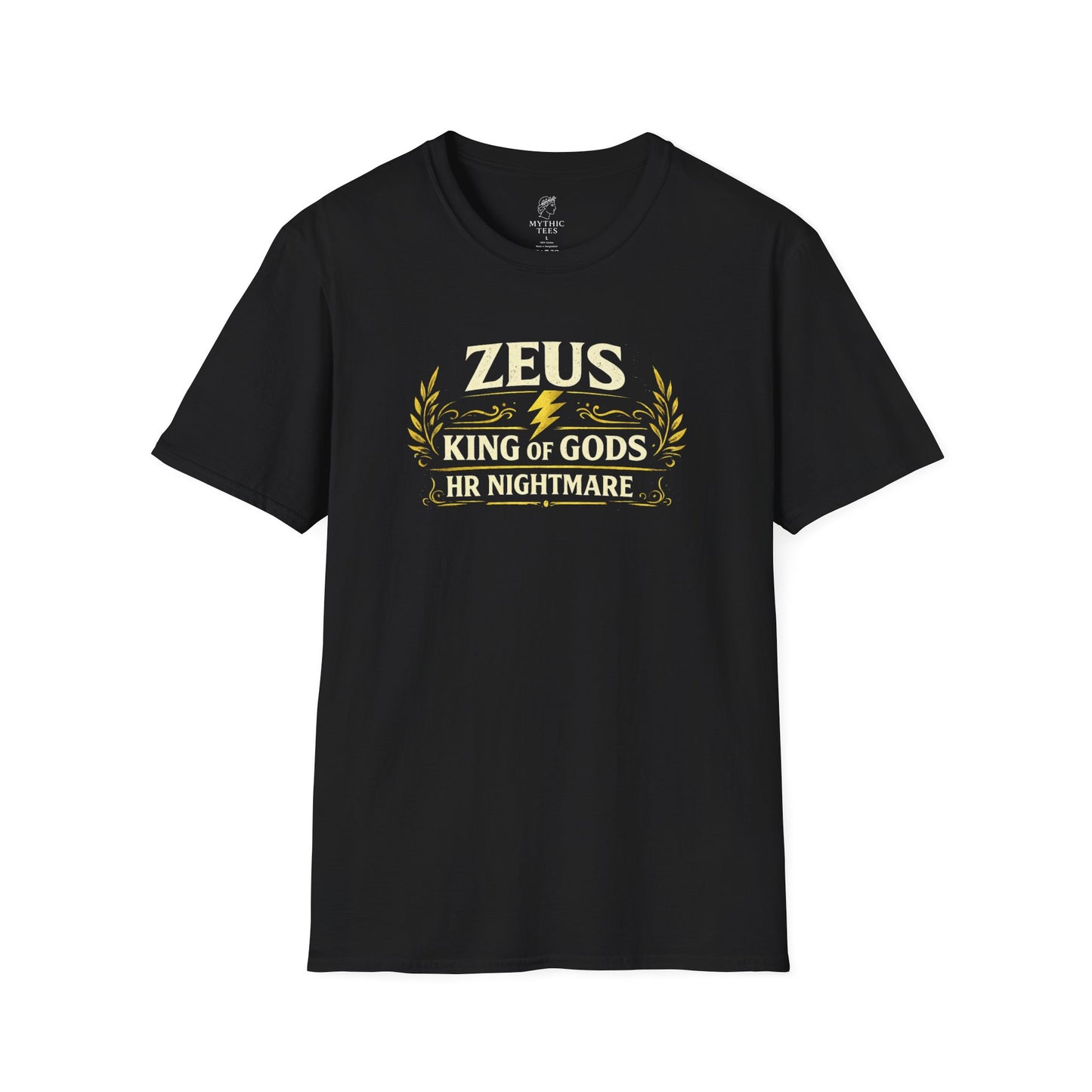 Zeus King of the Gods HR Nightmare Greek Mythology Adult T-Shirt