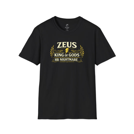 Zeus King of the Gods HR Nightmare Greek Mythology Adult T-Shirt