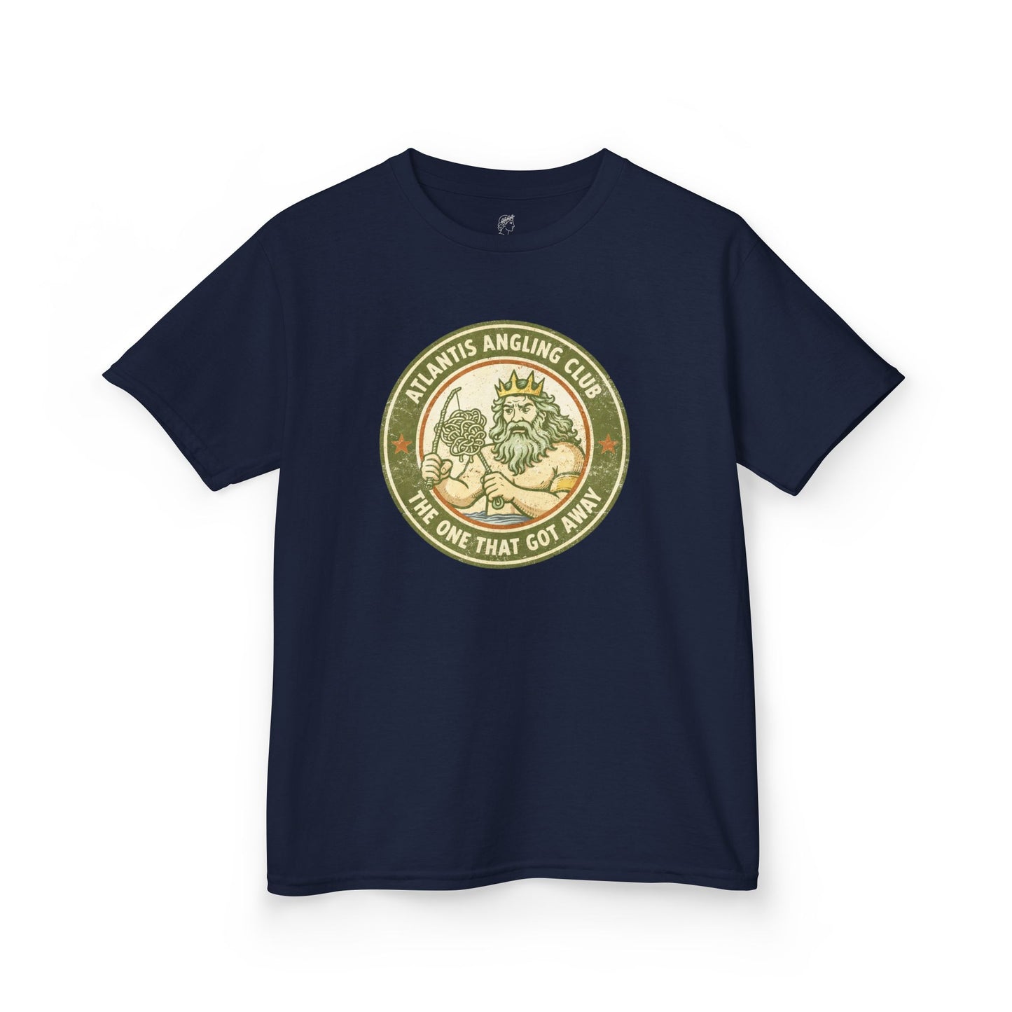 Poseidon Atlantis Angling Club Greek Mythology Youth T-Shirt