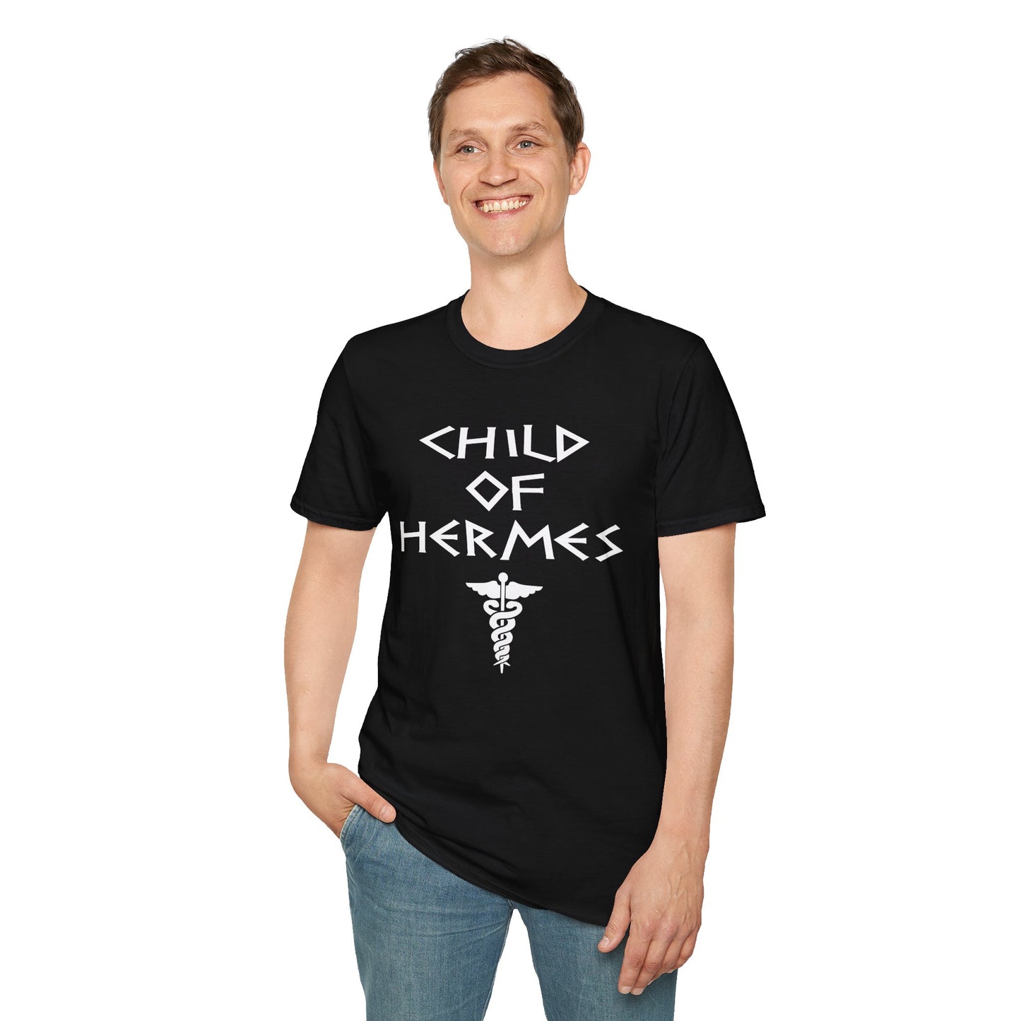 Child of Hermes Greek Mythology Adult T-Shirt