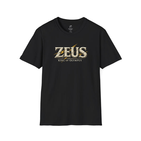 Zeus King of Olympus Greek Mythology Adult T-Shirt