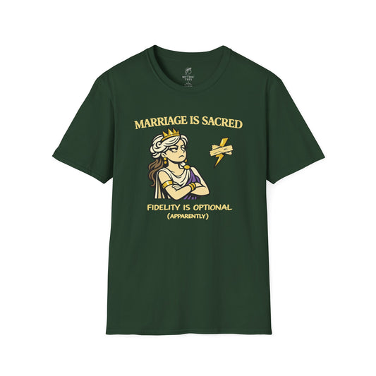 Hera Marriage is Sacred Greek Mythology Adult T-Shirt