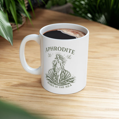 Aphrodite Born of The Sea Ceramic Mug