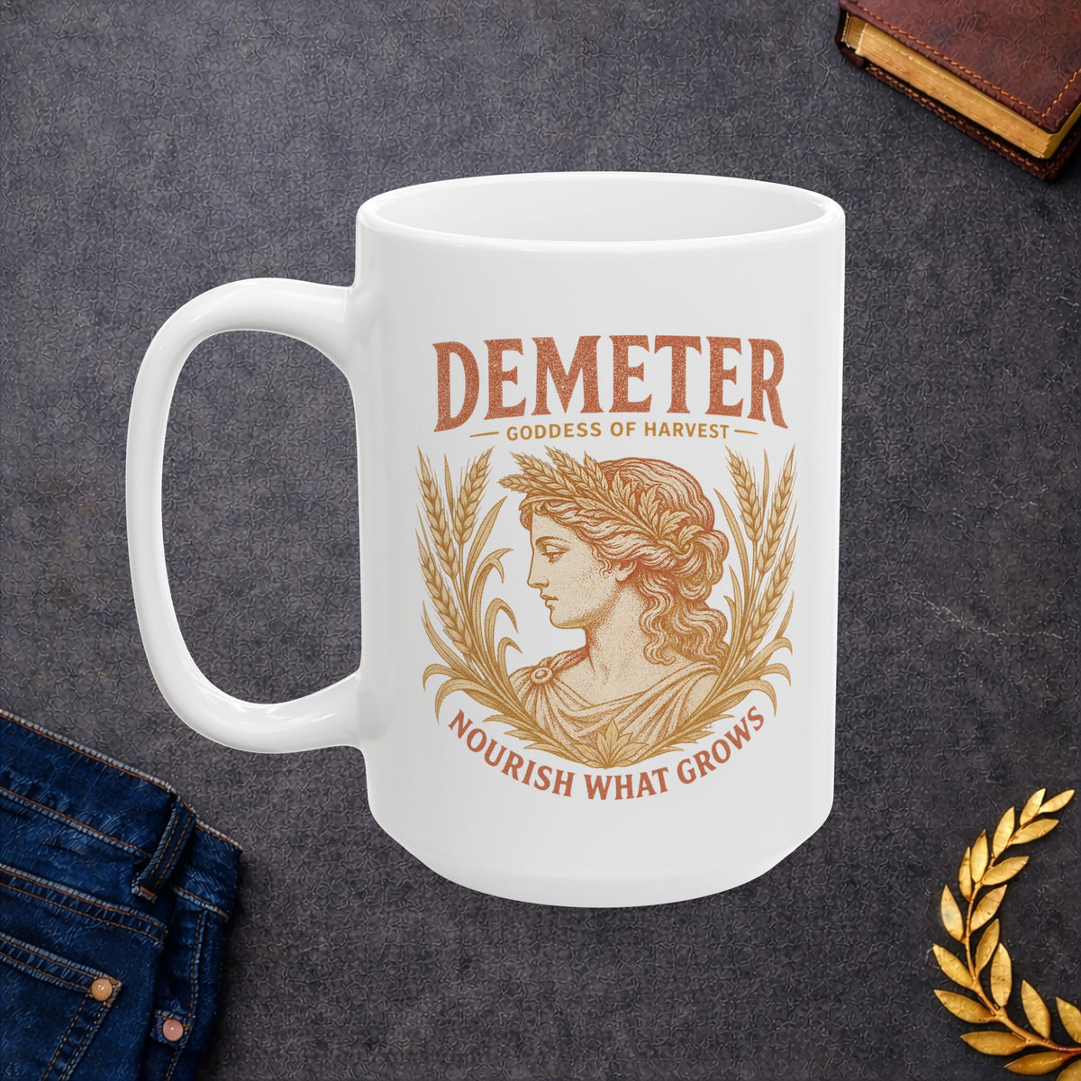 Demeter Goddess of Harvest Greek Mythology Mug