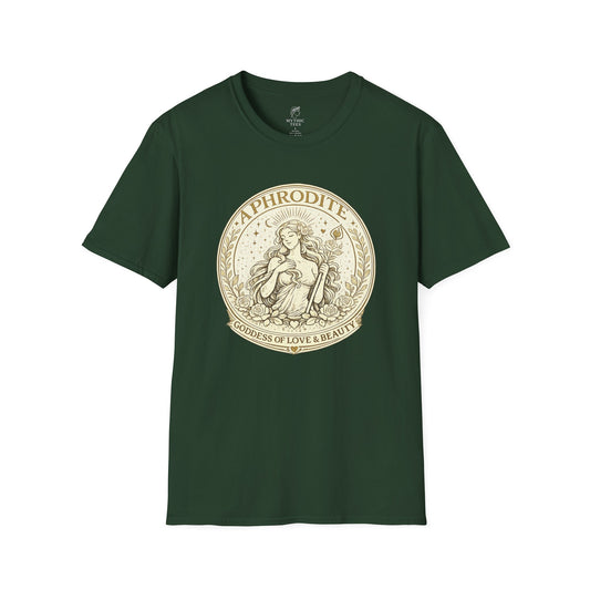 Aphrodite Goddess of Love & Beauty Greek Mythology Adult T-Shirt