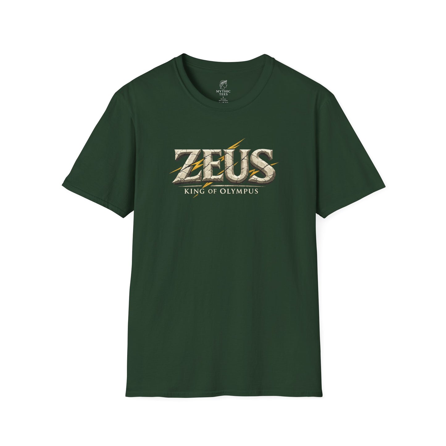 Zeus King of Olympus Greek Mythology Adult T-Shirt