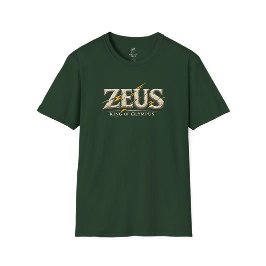 Zeus King of Olympus Greek Mythology Adult T-Shirt