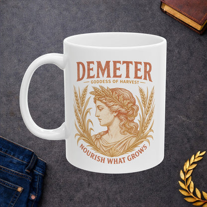 Demeter Goddess of Harvest Greek Mythology Mug