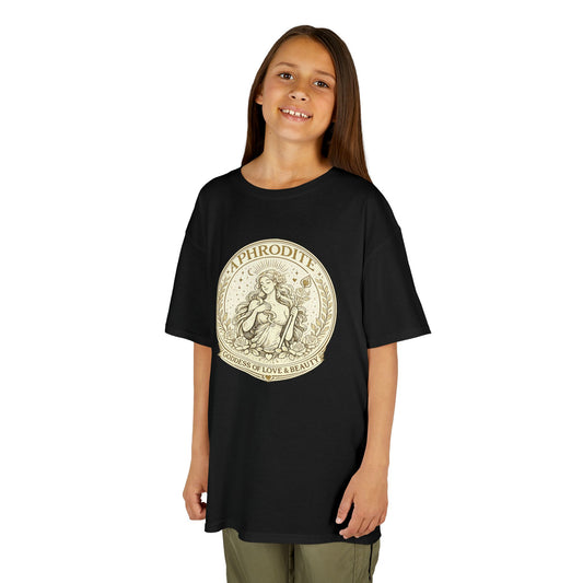Aphrodite Goddess of Love & Beauty Greek Mythology Youth T-Shirt