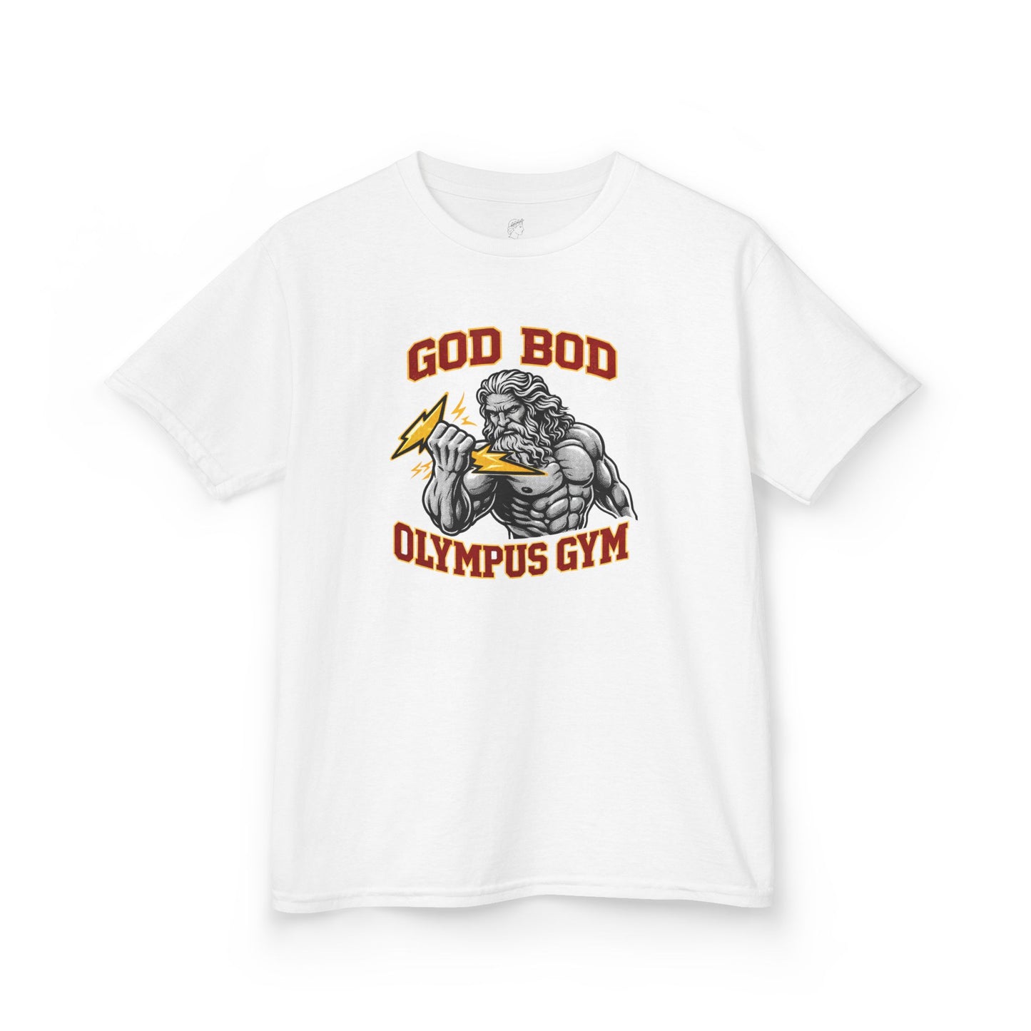 Zeus God Bod Olympus Gym Greek Mythology Youth T-Shirt