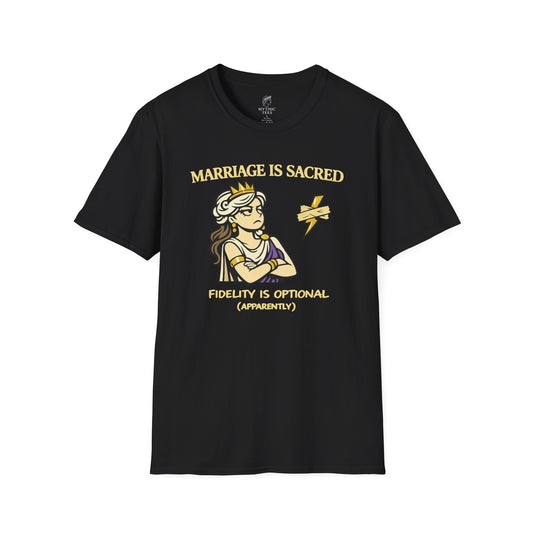 Hera Marriage is Sacred Greek Mythology Adult T-Shirt