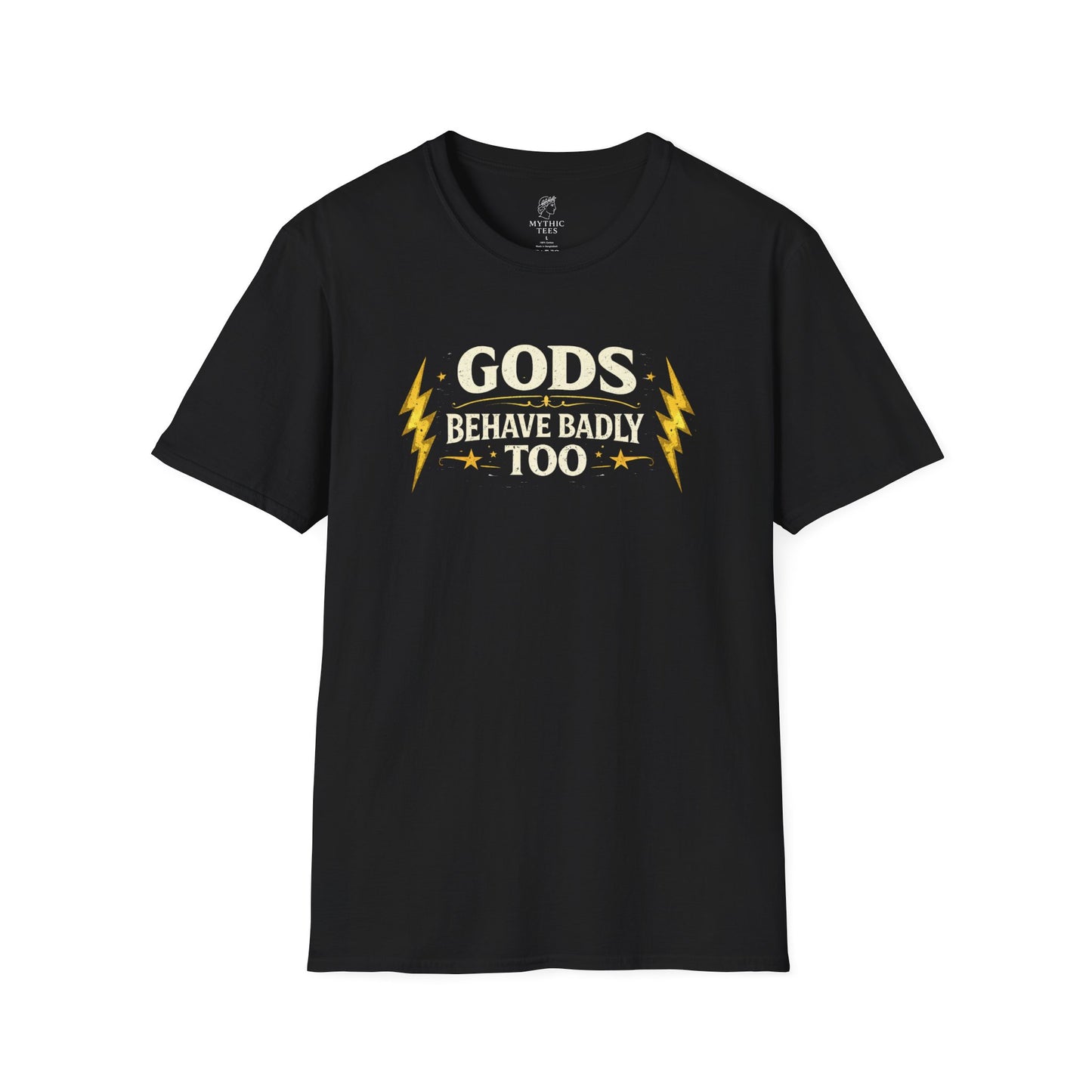 Zeus Gods Behave Badly Too Greek Mythology Adult T-Shirt