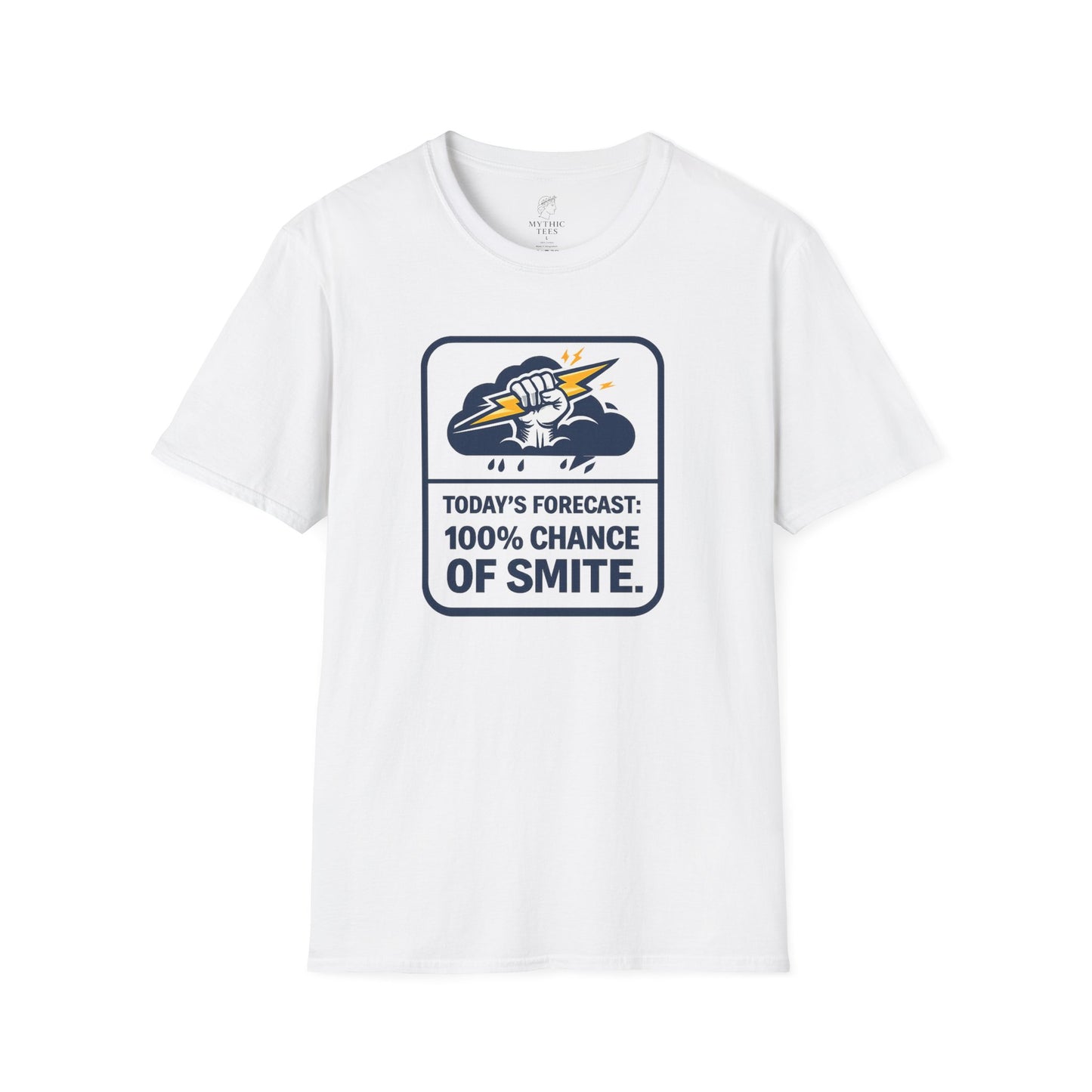 Zeus 100% Chance of Smite Greek Mythology Adult T-Shirt