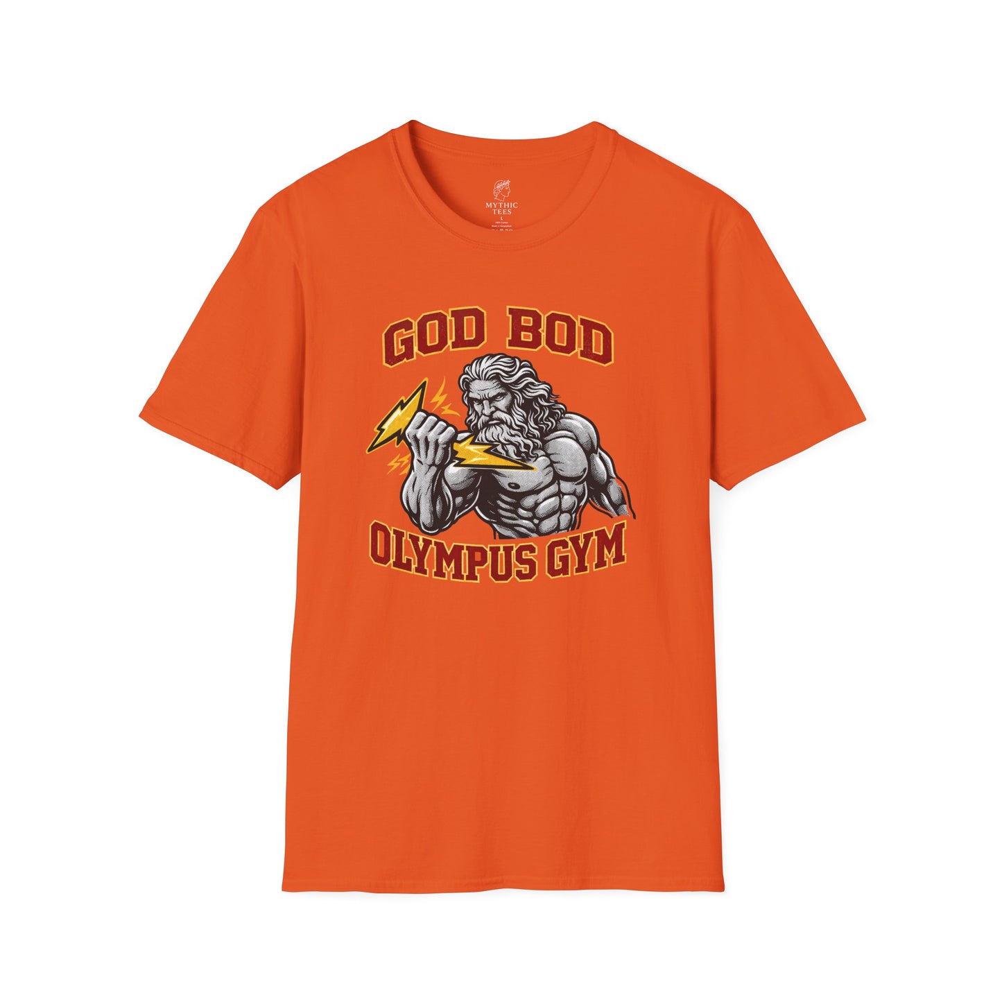 Zeus God Bod Olympus Gym Greek Mythology Adult T-Shirt