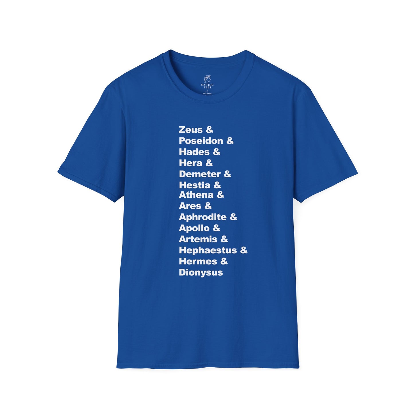Greek Mythology God Names Adult T-Shirt