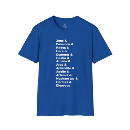Greek Mythology God Names Adult T-Shirt