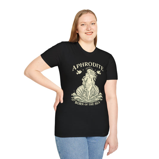 Aphrodite Born of the Sea Greek Mythology Adult T-Shirt
