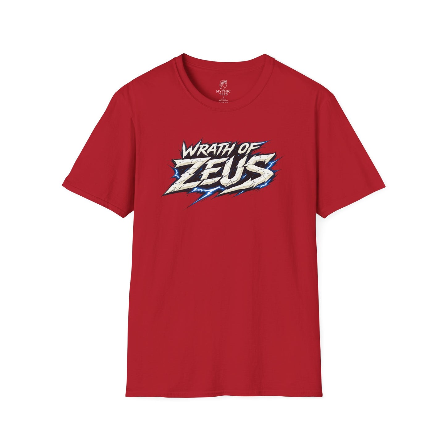 Zeus Wrath of Zeus Greek Mythology Adult T-Shirt