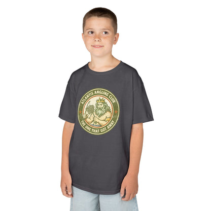 Poseidon Atlantis Angling Club Greek Mythology Youth T-Shirt